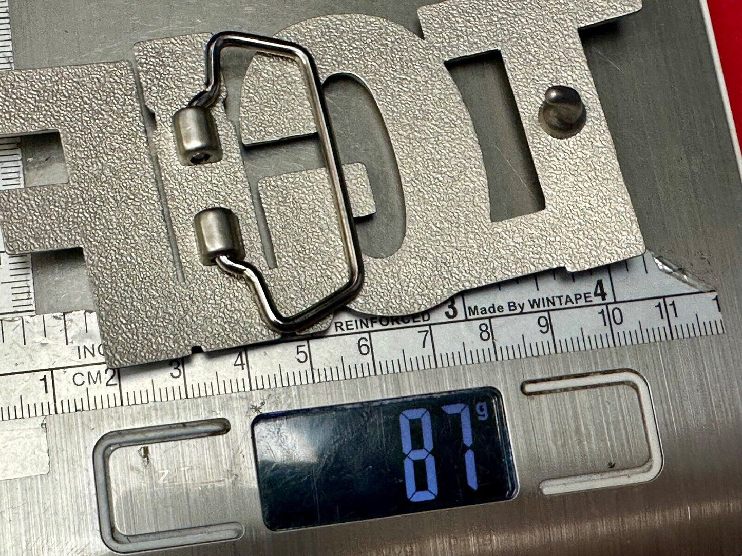 TGIF Thank God Goodness It’s Friday Block Letters Statement Novelty Belt Buckle