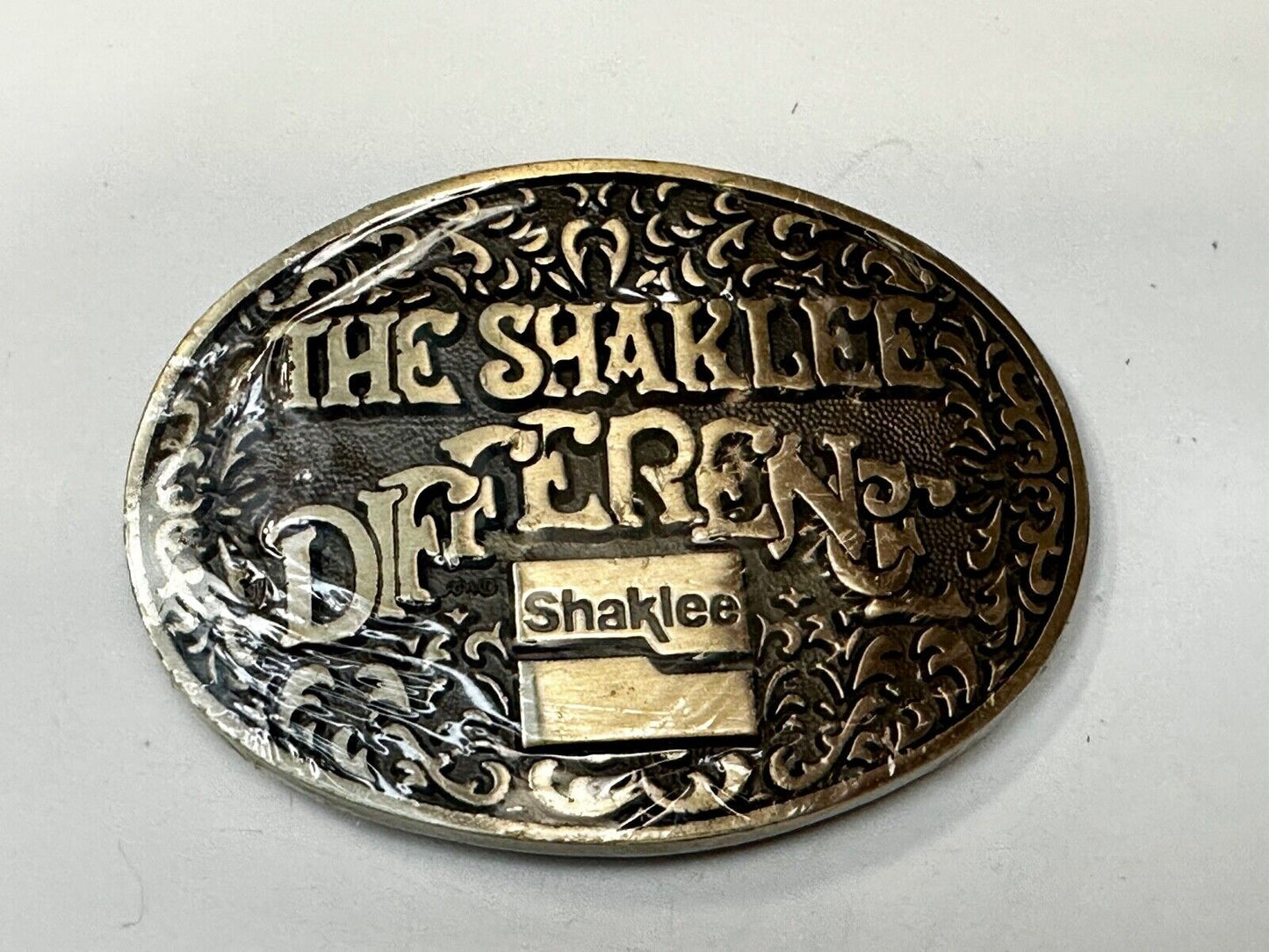 The Shaklee Difference Vintage Award Division Medals Solid Brass NOS Belt Buckle