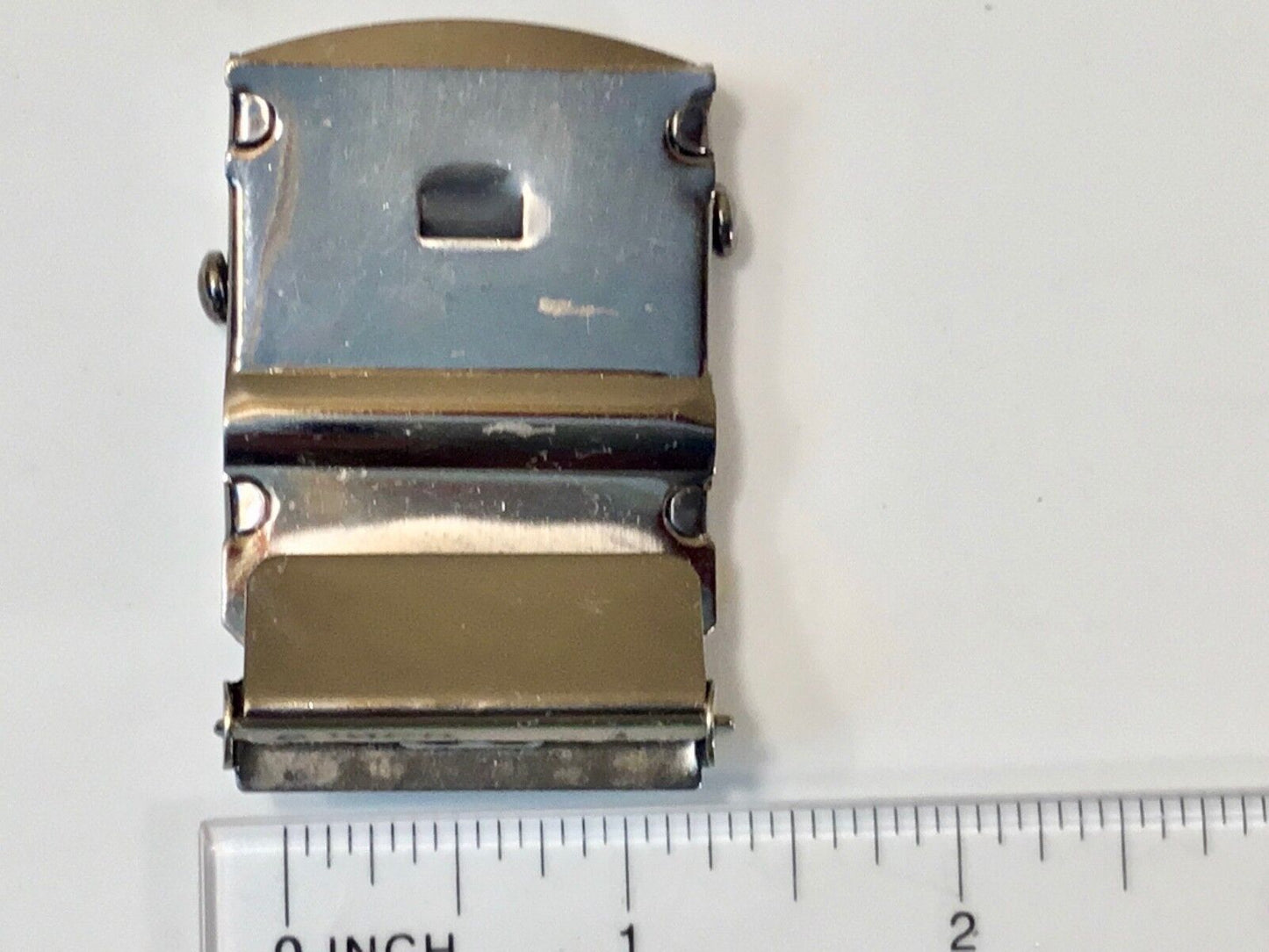 Vintage 90's Union Bay Silver Tone Dress Belt Buckle