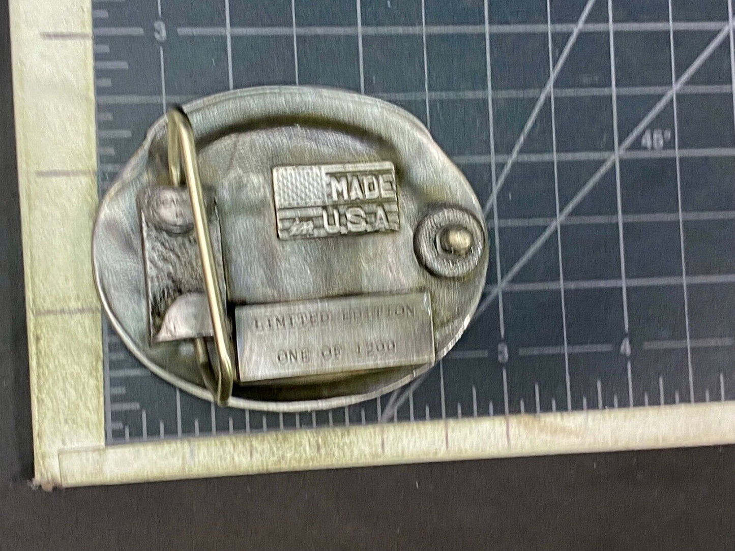 Beaman Co-Op 50Th Anniversary Iowa Feed Grain Farming Agriculture Belt Buckle