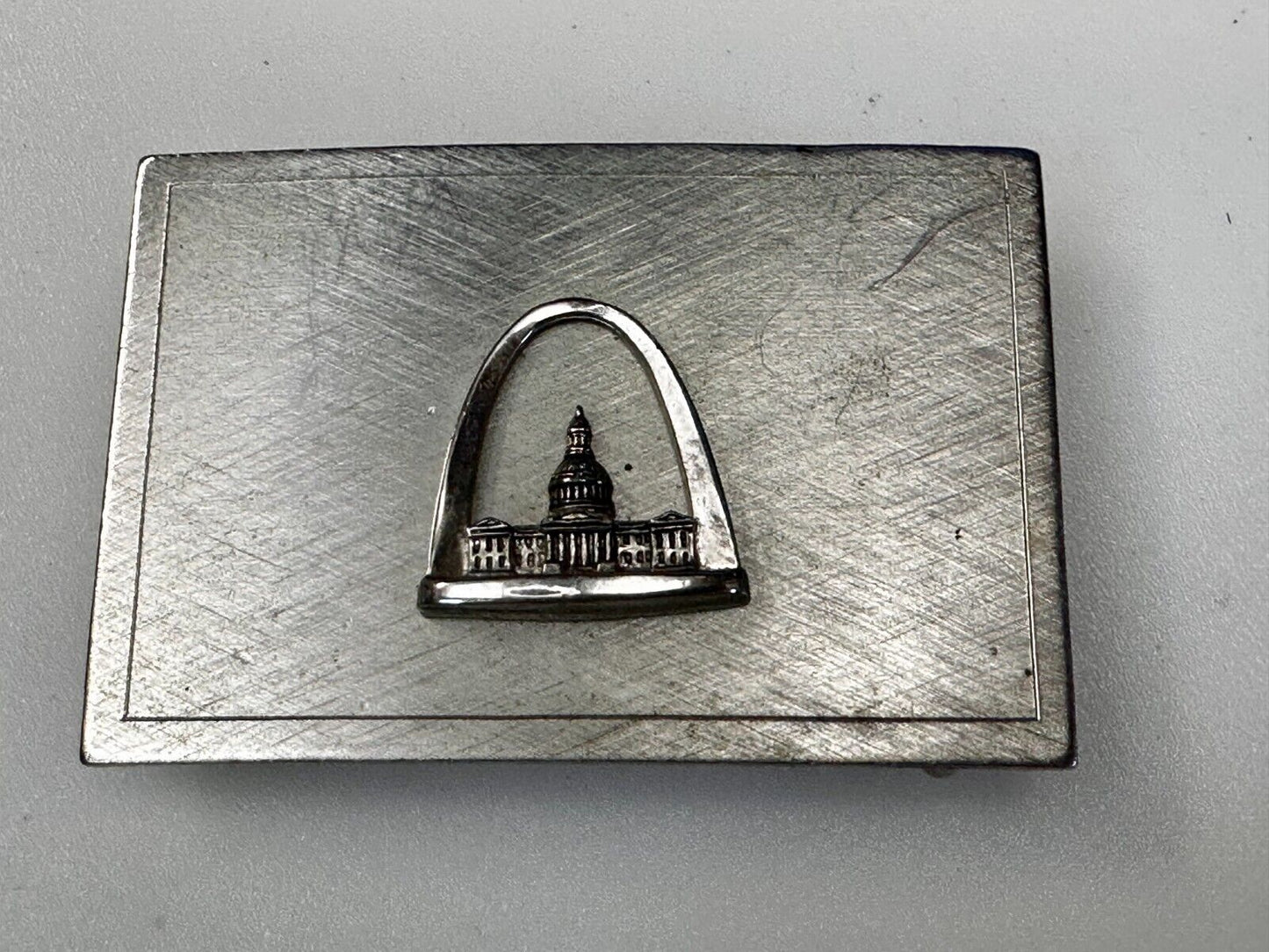 The Gateway Arch St. Louis Missouri Mo Monument Museum Commemorative Belt Buckle