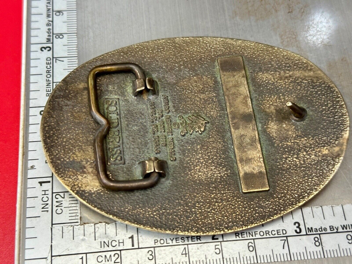 Beef Shootout 1998 Fleming Companies Inc Rodeo vintage ADM belt buckle