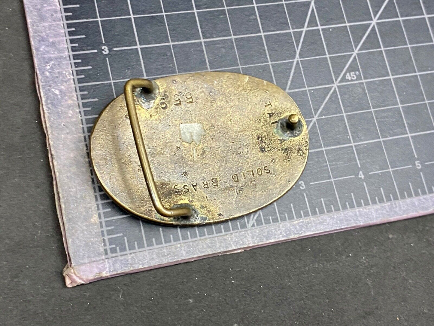 1927 Rolls Royce vintage solid brass car collectors belt buckle - perfect gift!