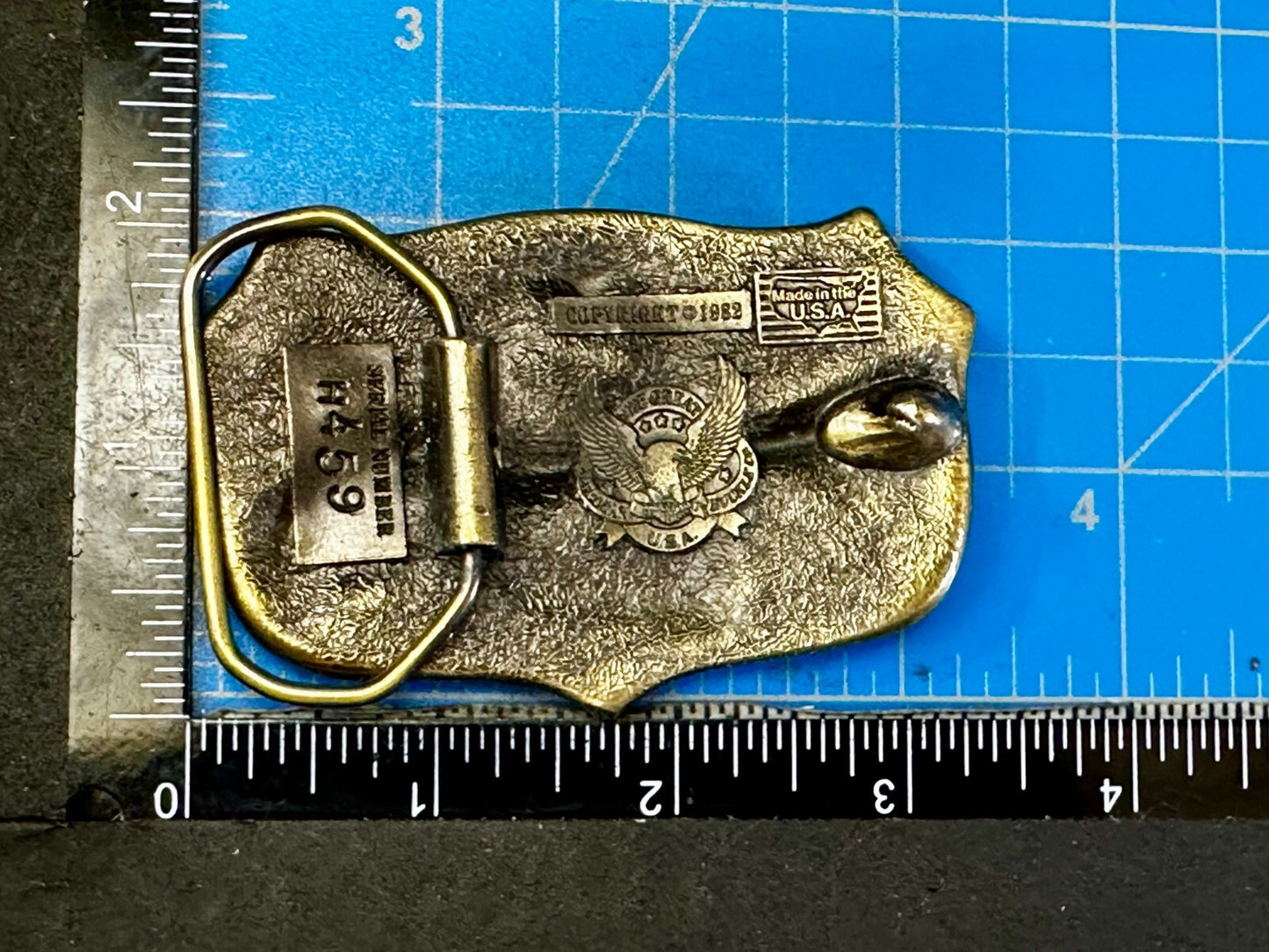 The Right To Keep and Bear Arms Article II VTG 1982 Great American Belt Buckle