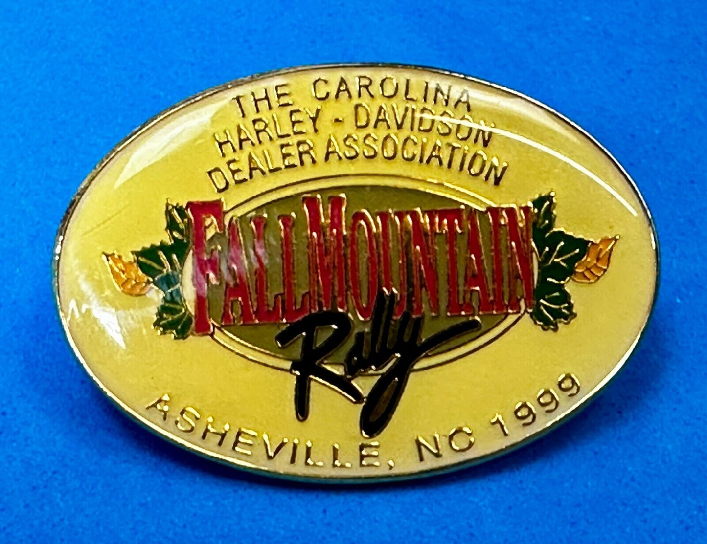 The Carolina Harley Davidson Dealers Association Falls Mountain 1999 Pin