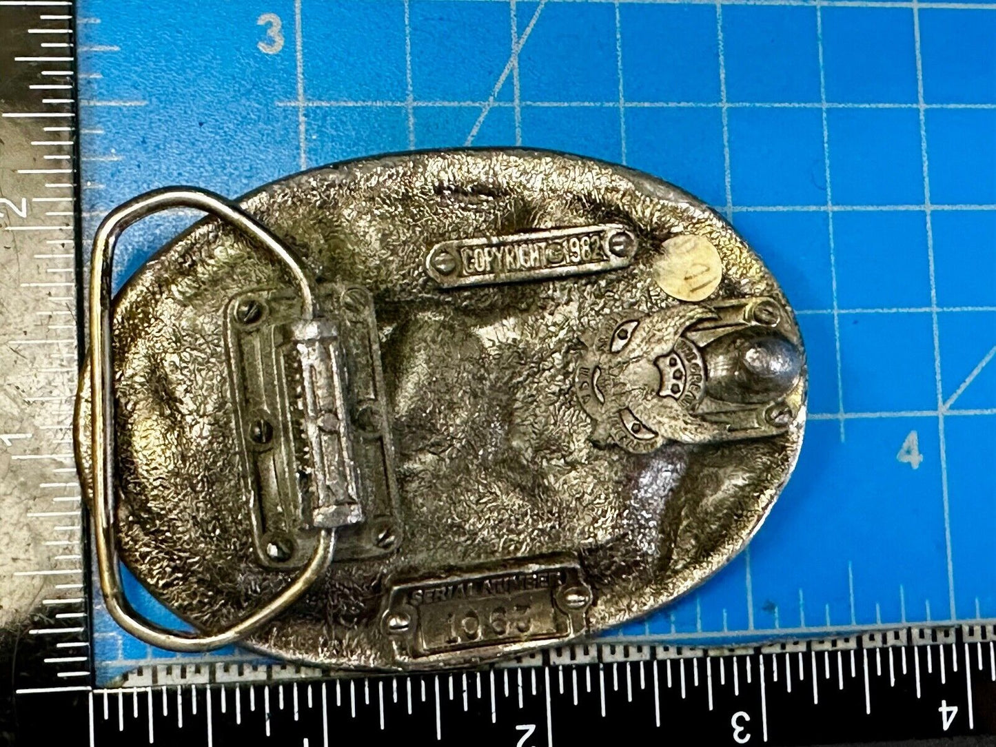 Baseball American & National League Vtg 1982 The Great American Belt Buckle Co