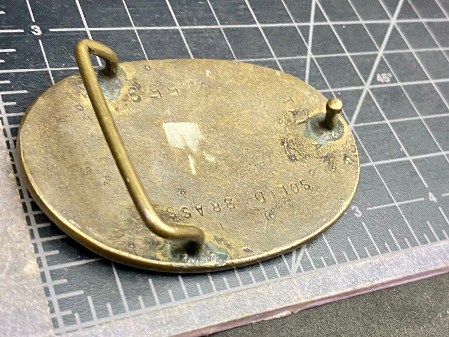 1927 Rolls Royce vintage solid brass car collectors belt buckle - perfect gift!