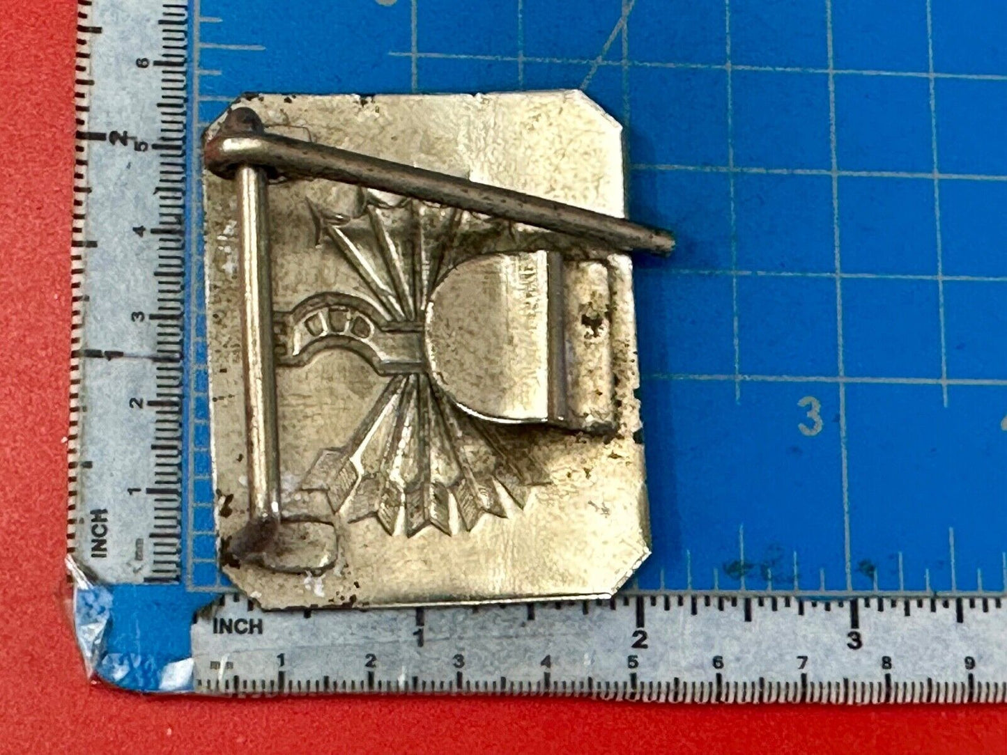 The 5 Arrows Hotel? Waddesdon Manor? England Family Embalm? Antique belt buckle