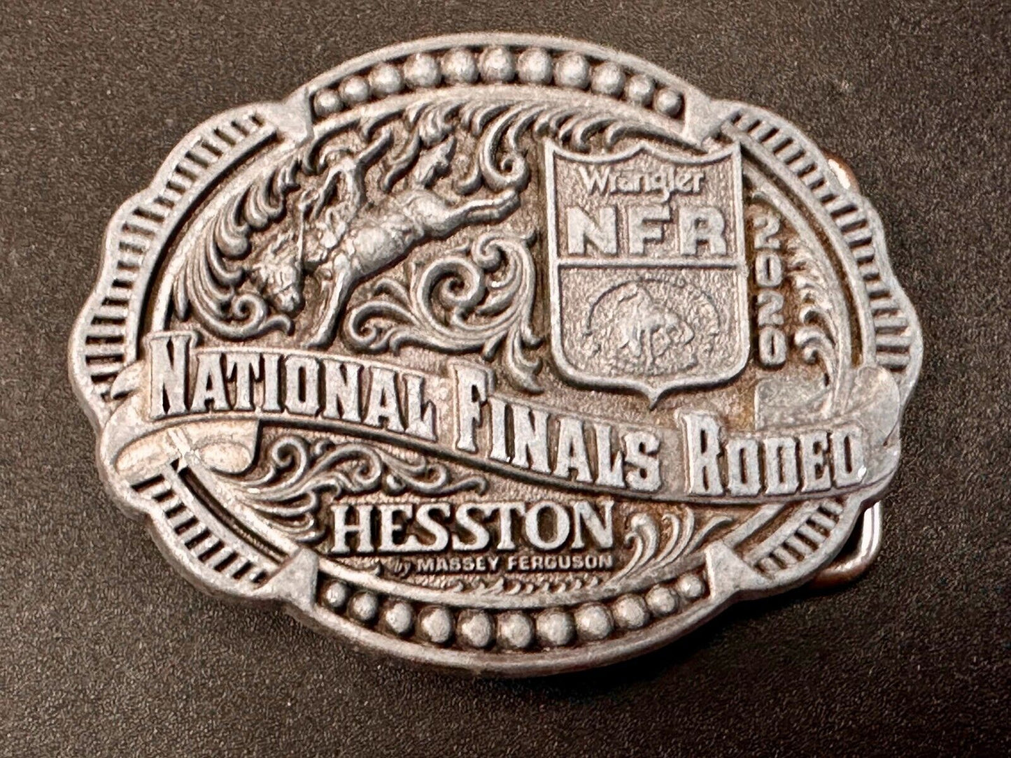 2020 NFR Wrangler National Finals Rodeo Cowboys Montana Silversmiths Belt Buckle