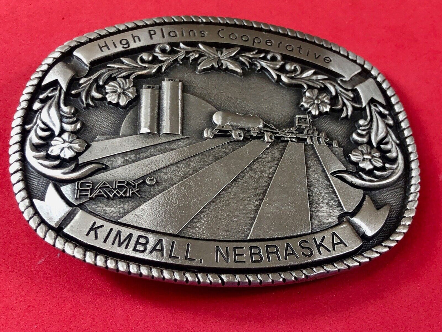 1987 Collector Series HIGH PLAINS COOPERATIVE Kimball NE 330 of 500 Belt Buckle