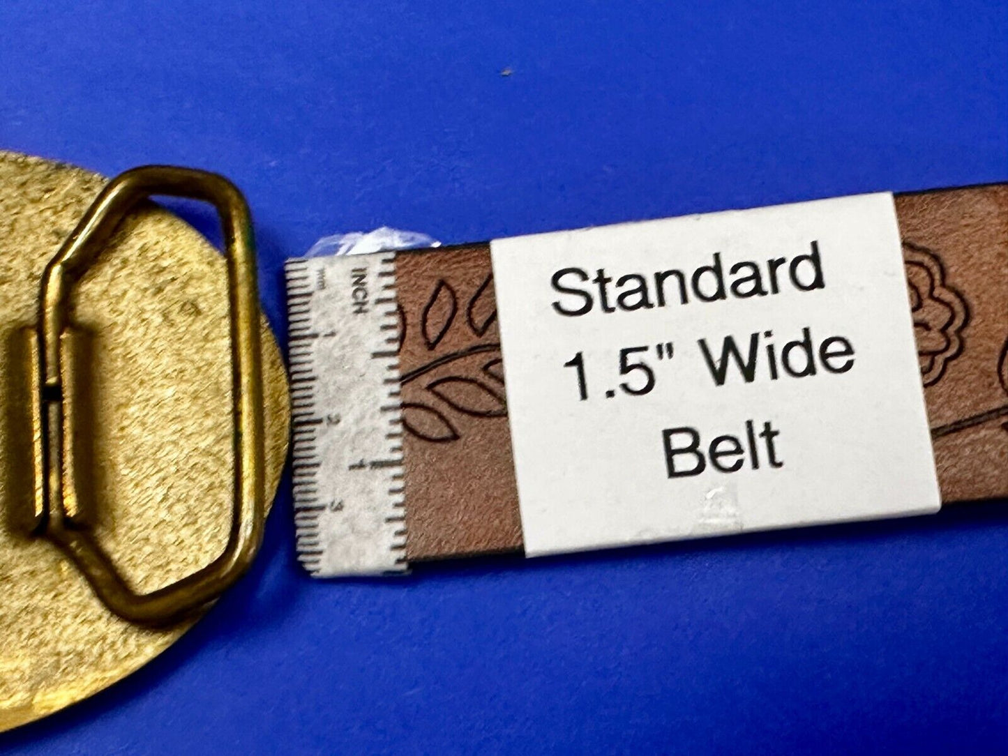 The Charging Buffalo NY State Solid Brass Belt Buckle by Heritage Mint