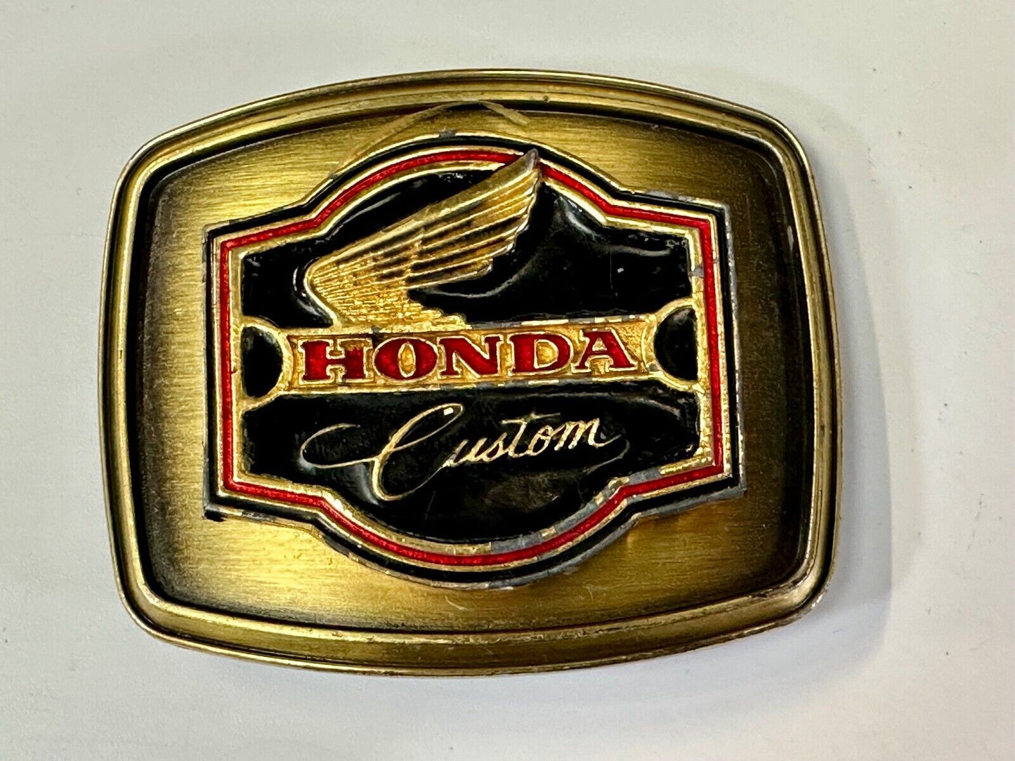 vintage 1979 Hondan Goldwing Custom Riantere belt buckle