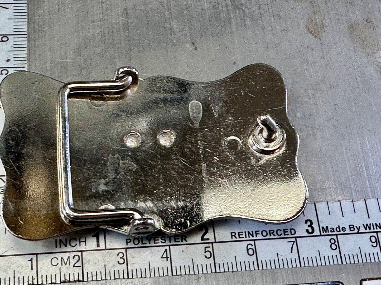 The Longhorn cow steer - cowboys cowgirls western two tone belt buckle