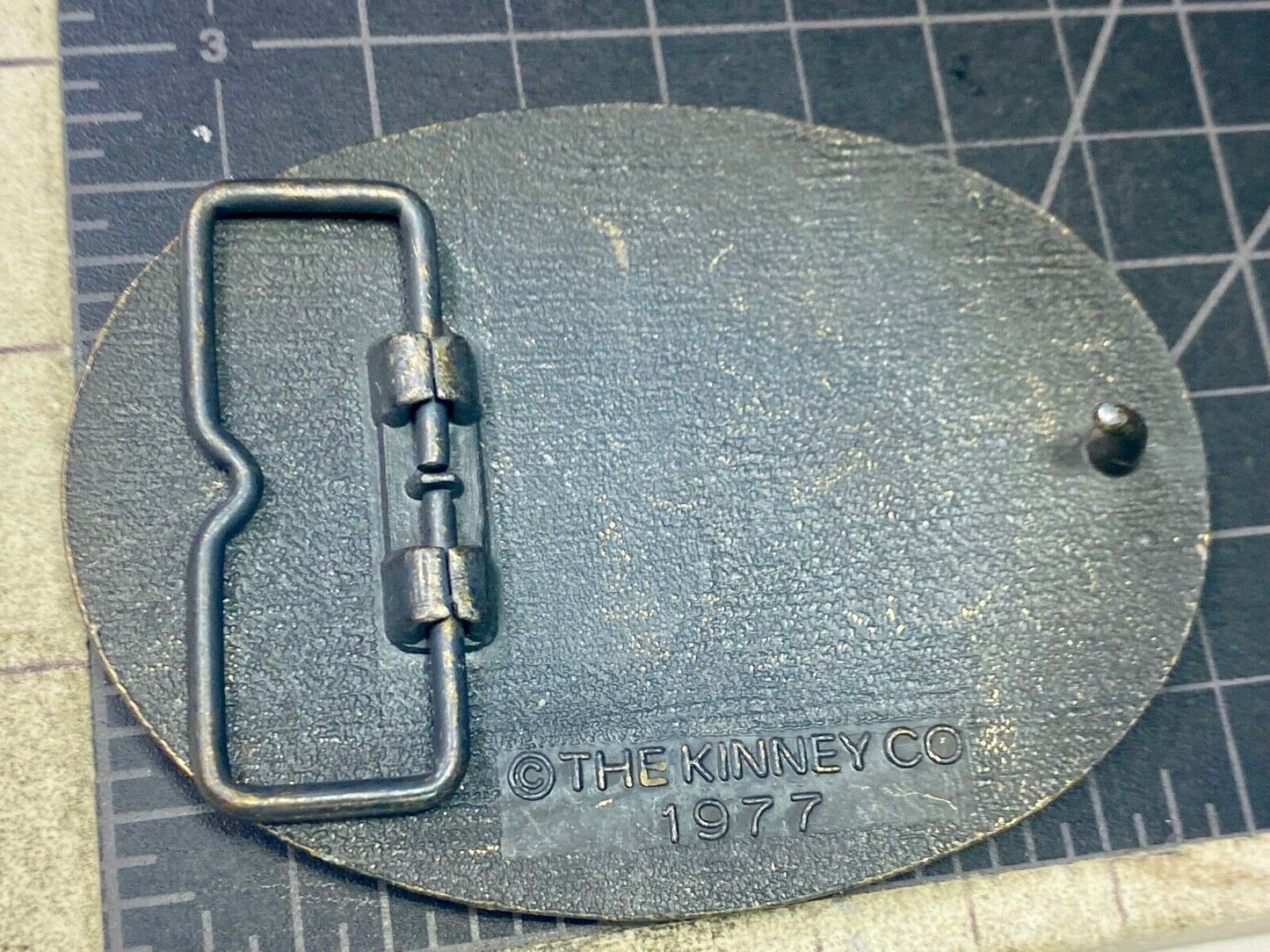 Vintage 1977 Ted Name Personalized Belt Buckle By Kinney Co