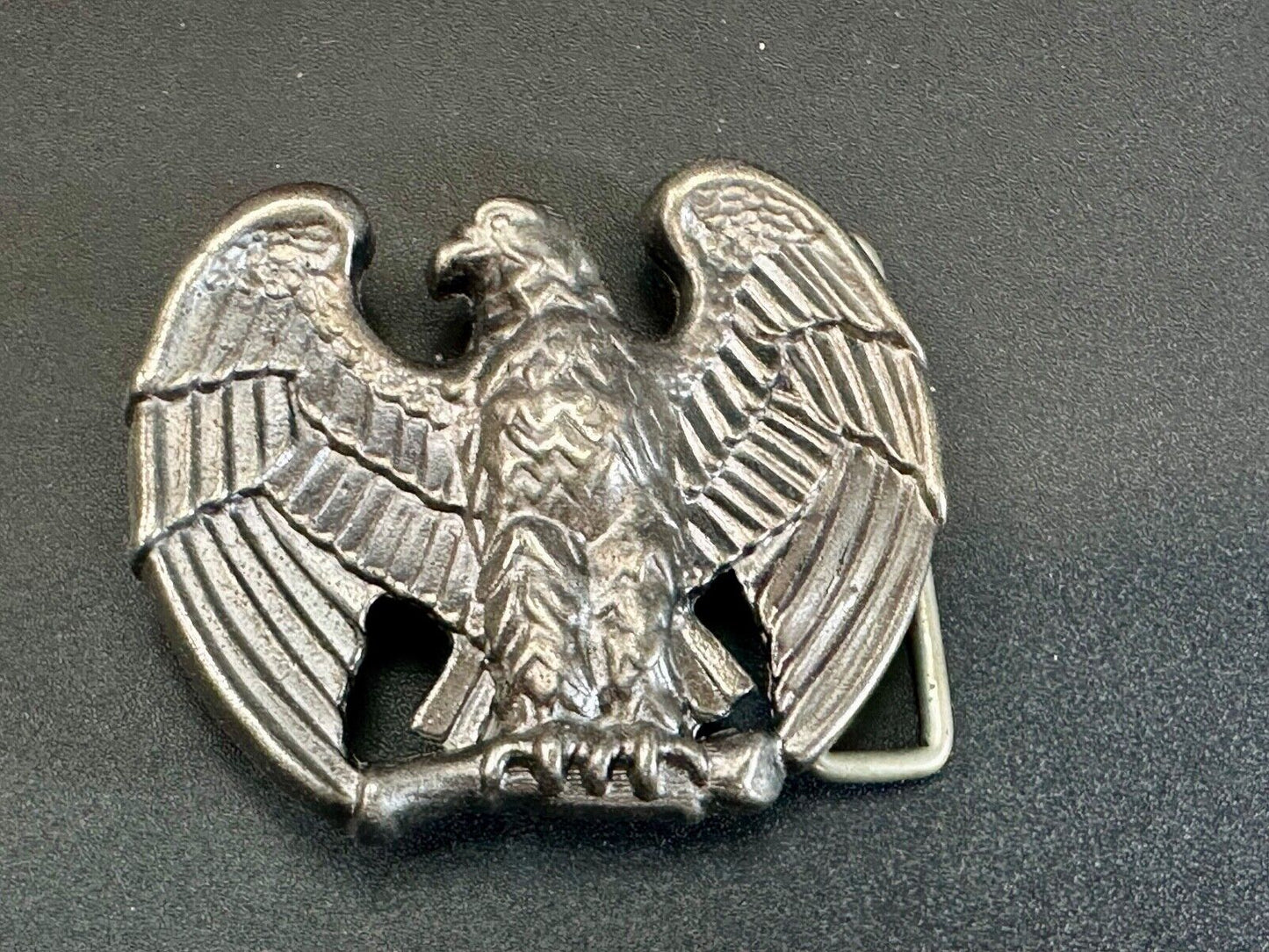 VINTAGE 1970'S IMPERIAL ROMAN EAGLE STYLE BELT BUCKLE IN BOX