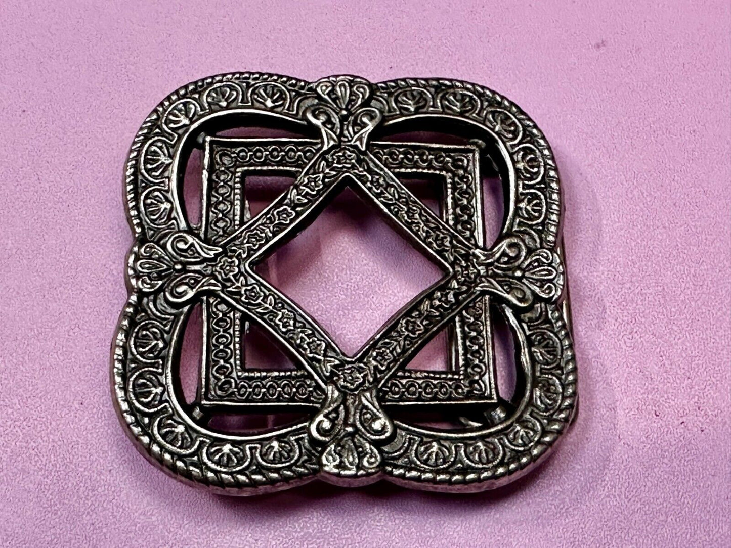 Vintage Art Deco Style Openwork Replacement Belt Buckle