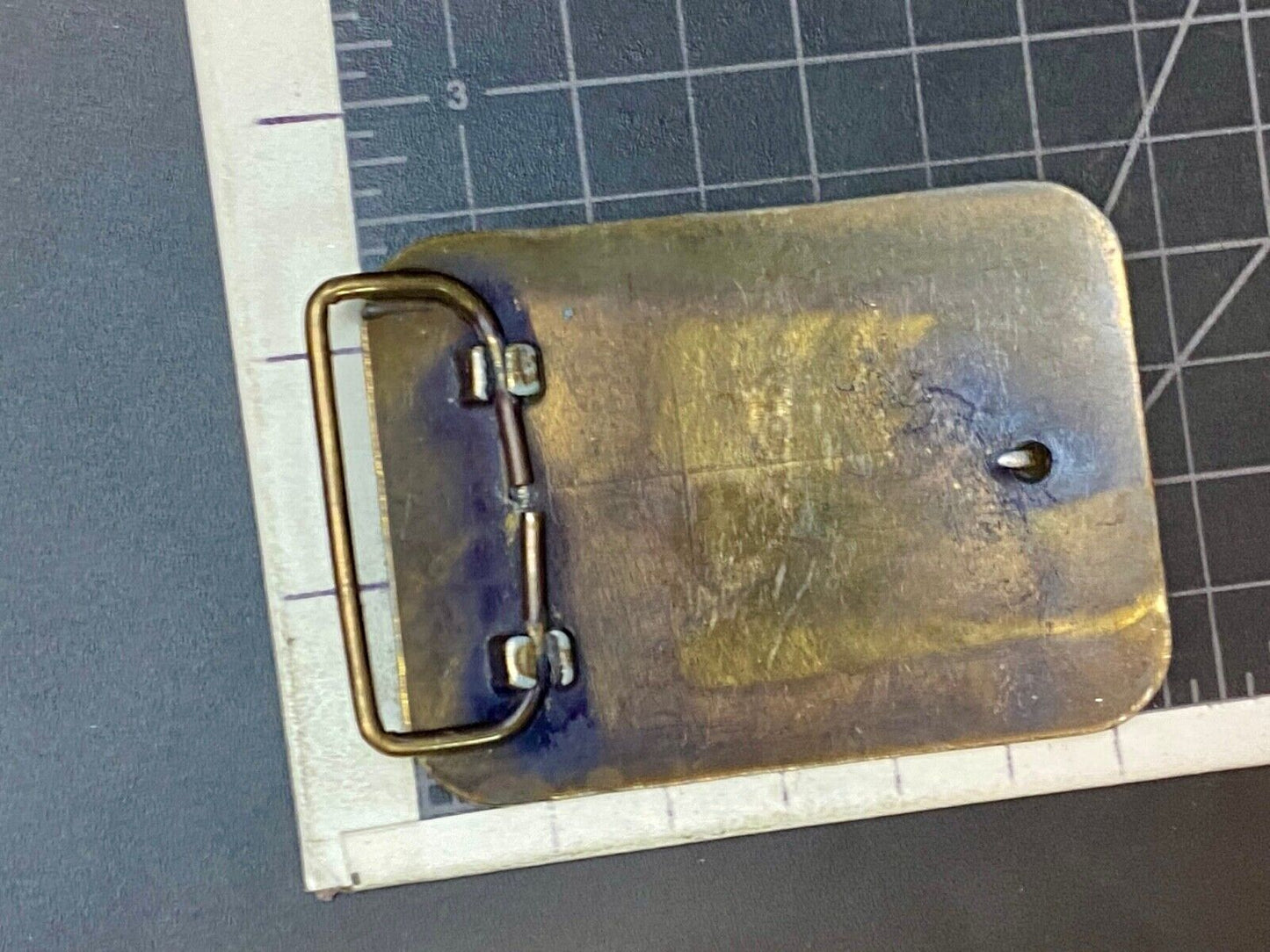 Vintage Drott Manufacturing Company Crane Construction Company belt buckle