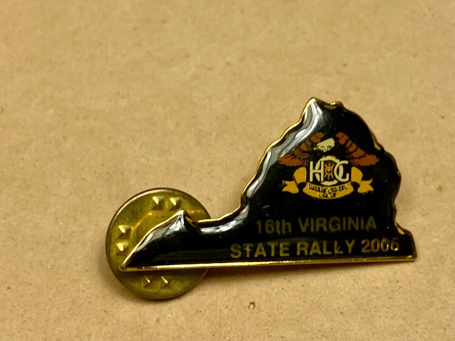 2006 Virginia State Harley Davidson HOG Rally Motorcycle Collectors pin