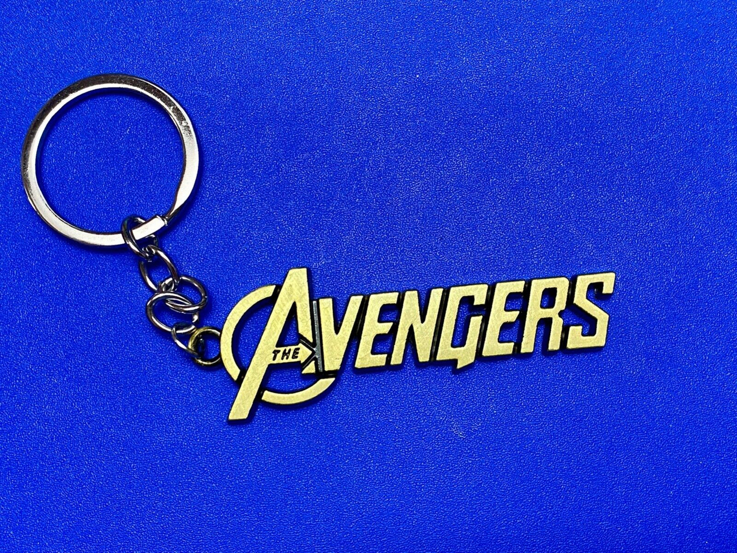 The Avengers word spelled out Keychain - Key Ring Chain