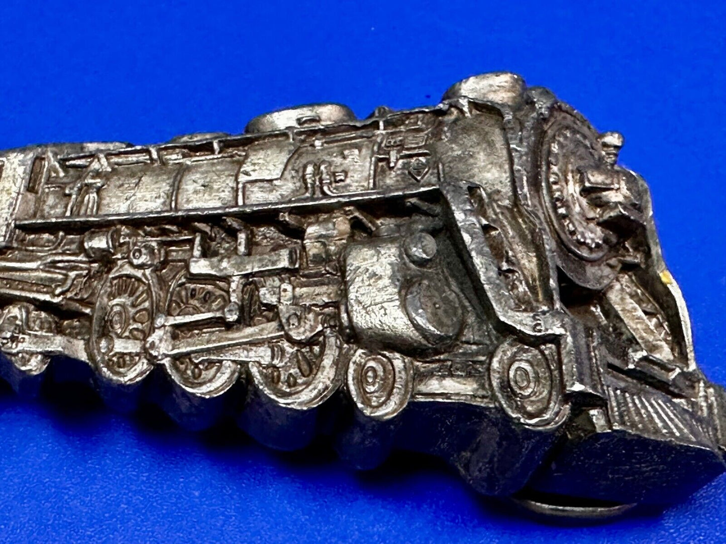 Train Locomotive Steam Engine RR RailRoad Vintage 1978 Bergamot Belt Buckle