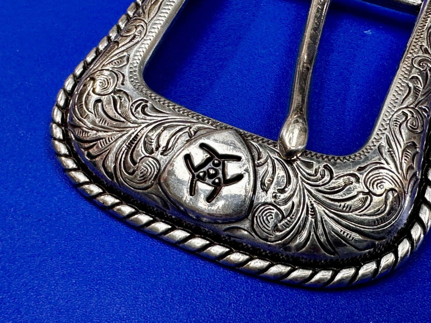 ARIAT Silver Belt Buckle A2108 Ranger Style Replacement Western Belt Buckle