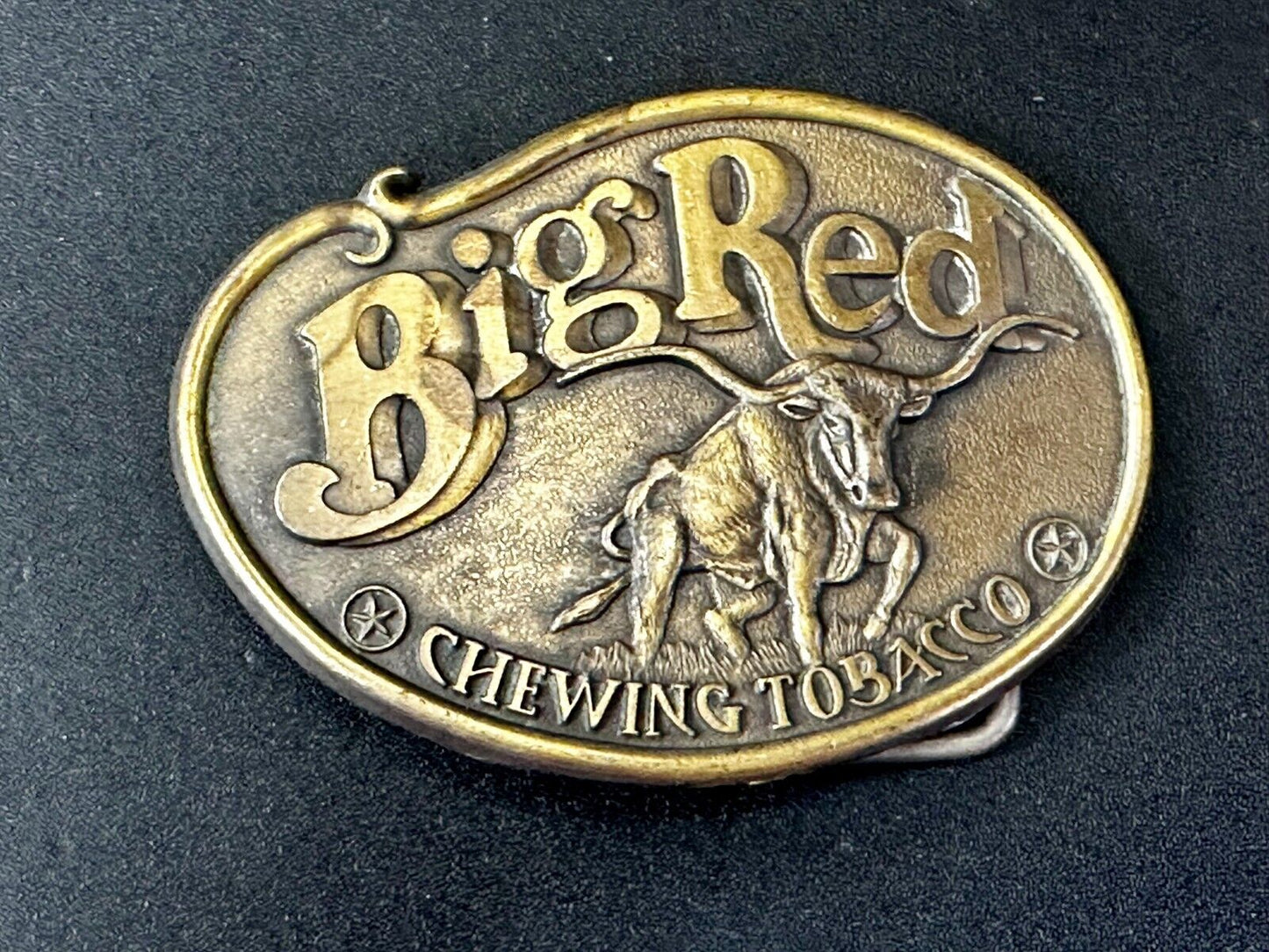 BIG RED CHEWING TOBACCO VINTAGE 1970s USA LONGHORN BULL COW BIG RED CHEW