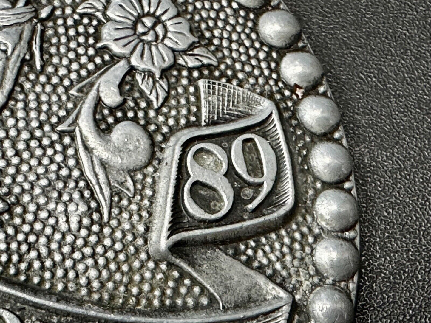 1989 NFR NATIONAL FINALS RODEO COWBOY BELT BUCKLE LAS VEGAS