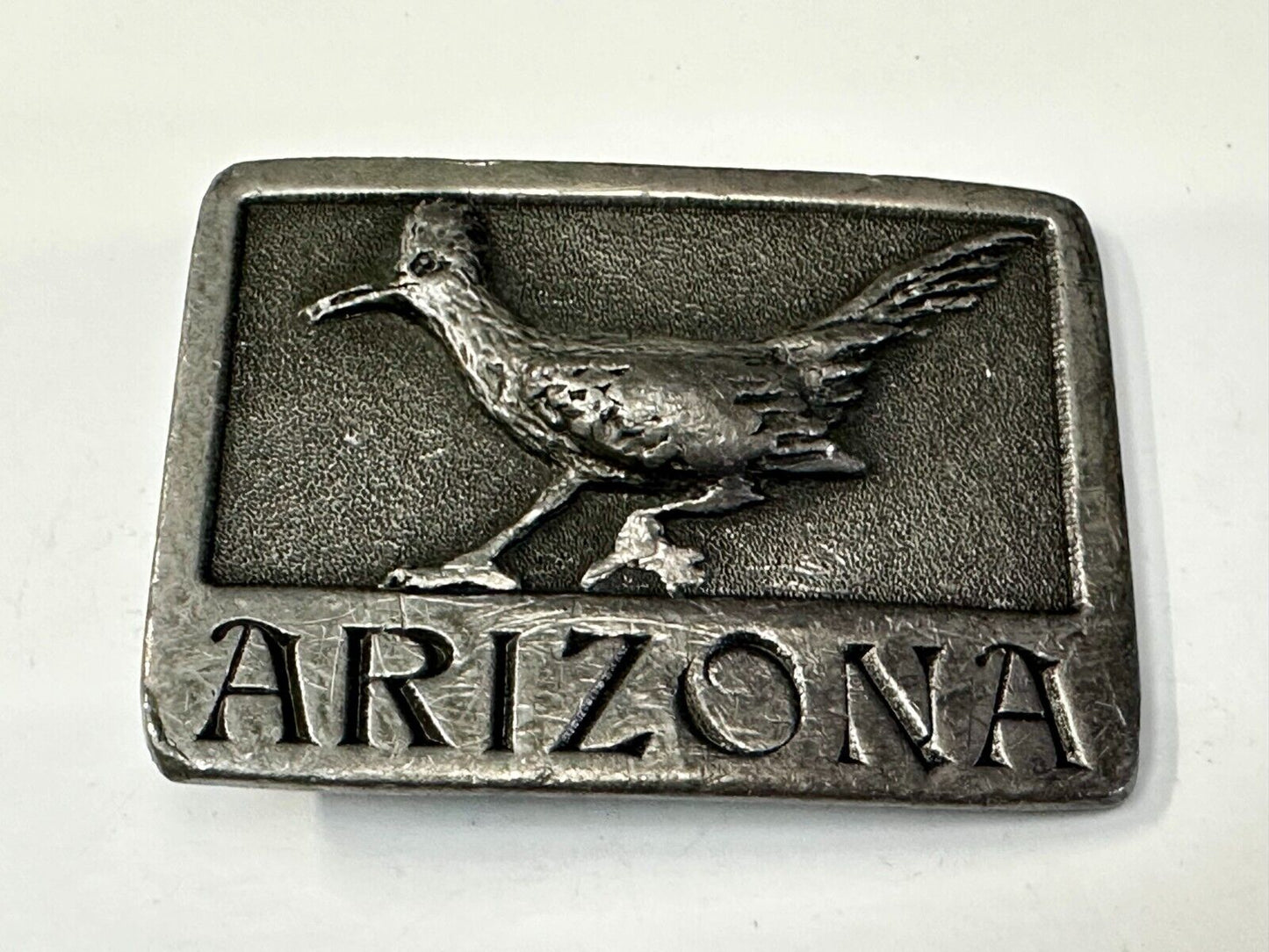 Arizona Roadrunner Southwestern Desert Bird VTG 1984 Belt Buckle by Sanchez Int.