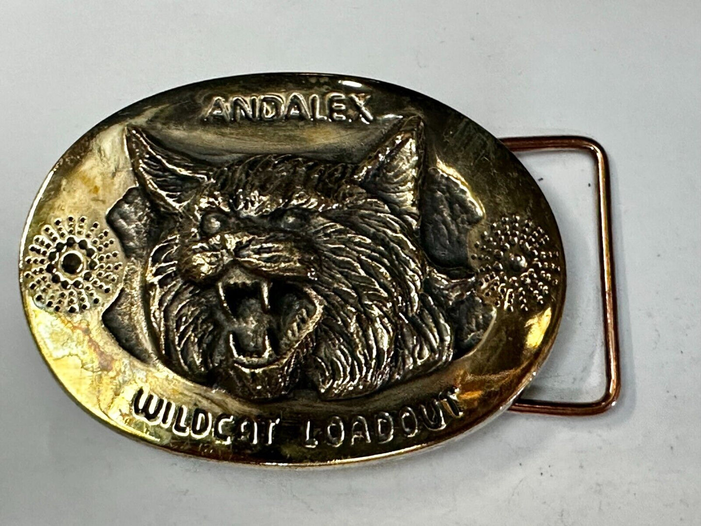 Andalex Wildcat Loadout Vintage Sculpture Belt Buckle by Gary Phrazen