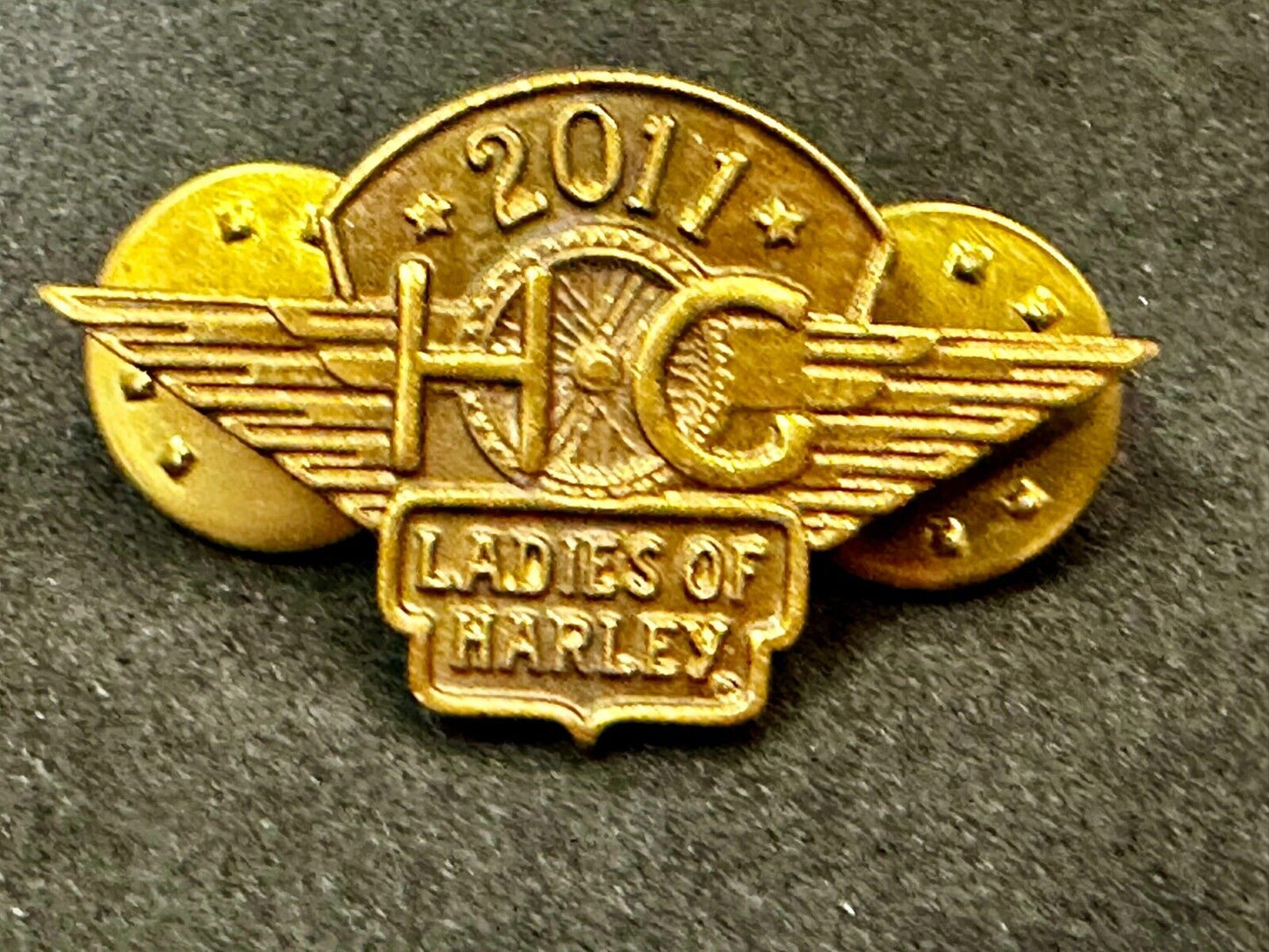 2011 Ladies of Harley Davidson Owners Group HOG Pin for Jacket or Vest