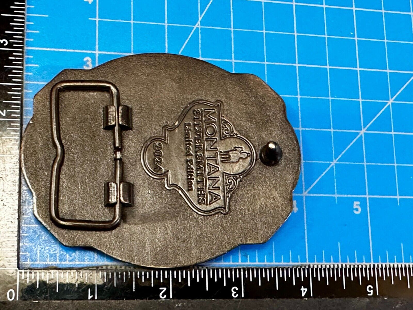 2024 Pendleton Whiskey Let'er Buck Rodeo Cowboy Montana Silversmiths Belt Buckle