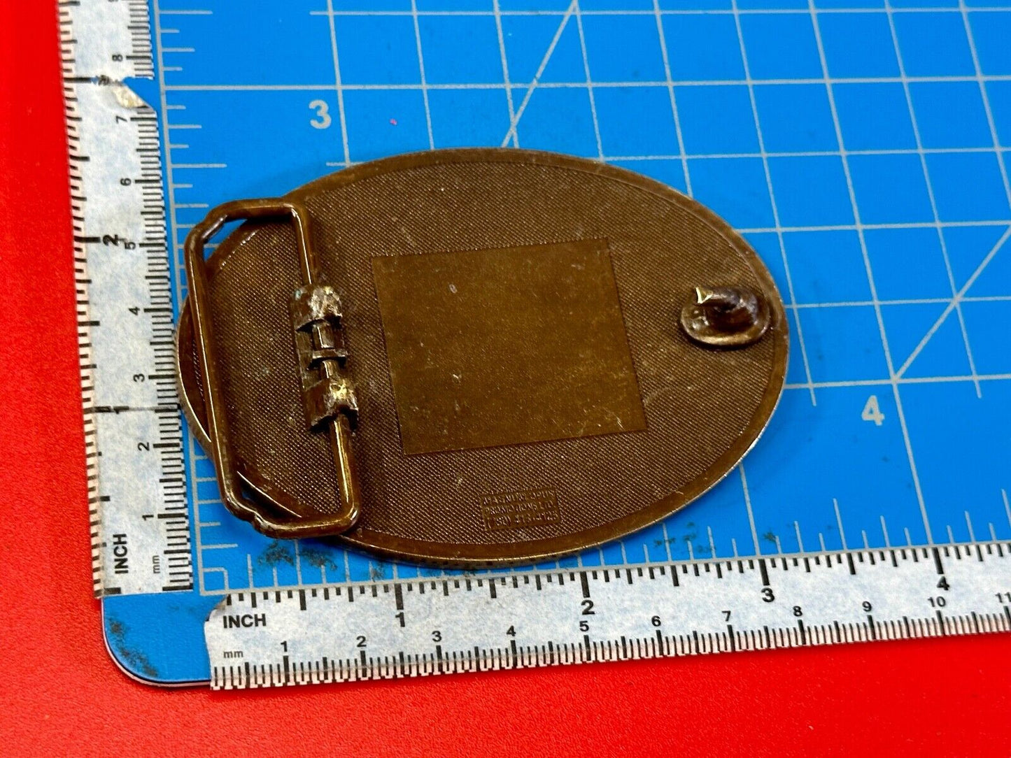 Vintage Capitol City Savings Bank Promo Advertising belt buckle by Magnum Opus