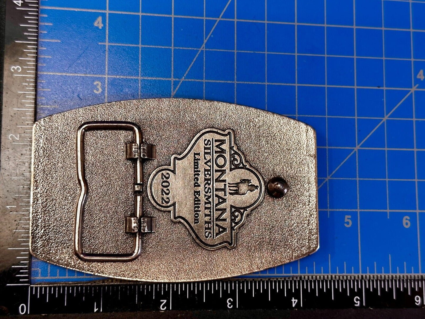 2022 Pendleton Whiskey Leter Buck Rodeo Cowboys Montana Silversmiths Belt Buckle