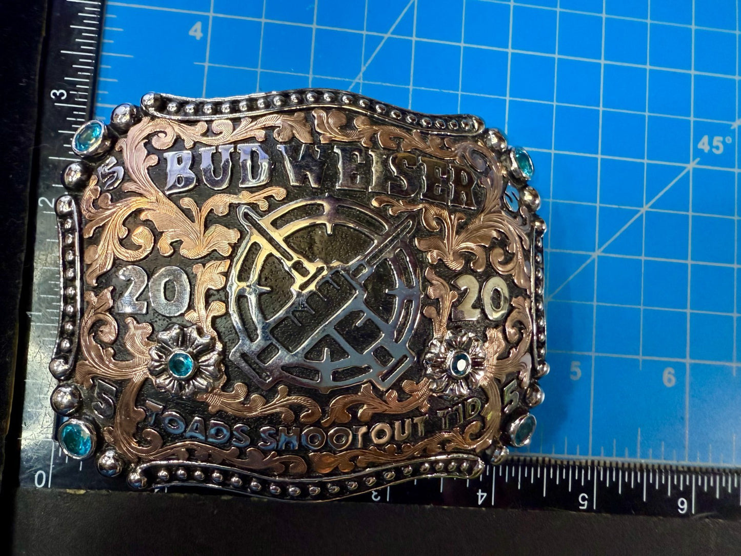 2020 Budweiser Toads Shoot Out TID Event 2ND TO NONE Trophy NASCAR Belt Buckle