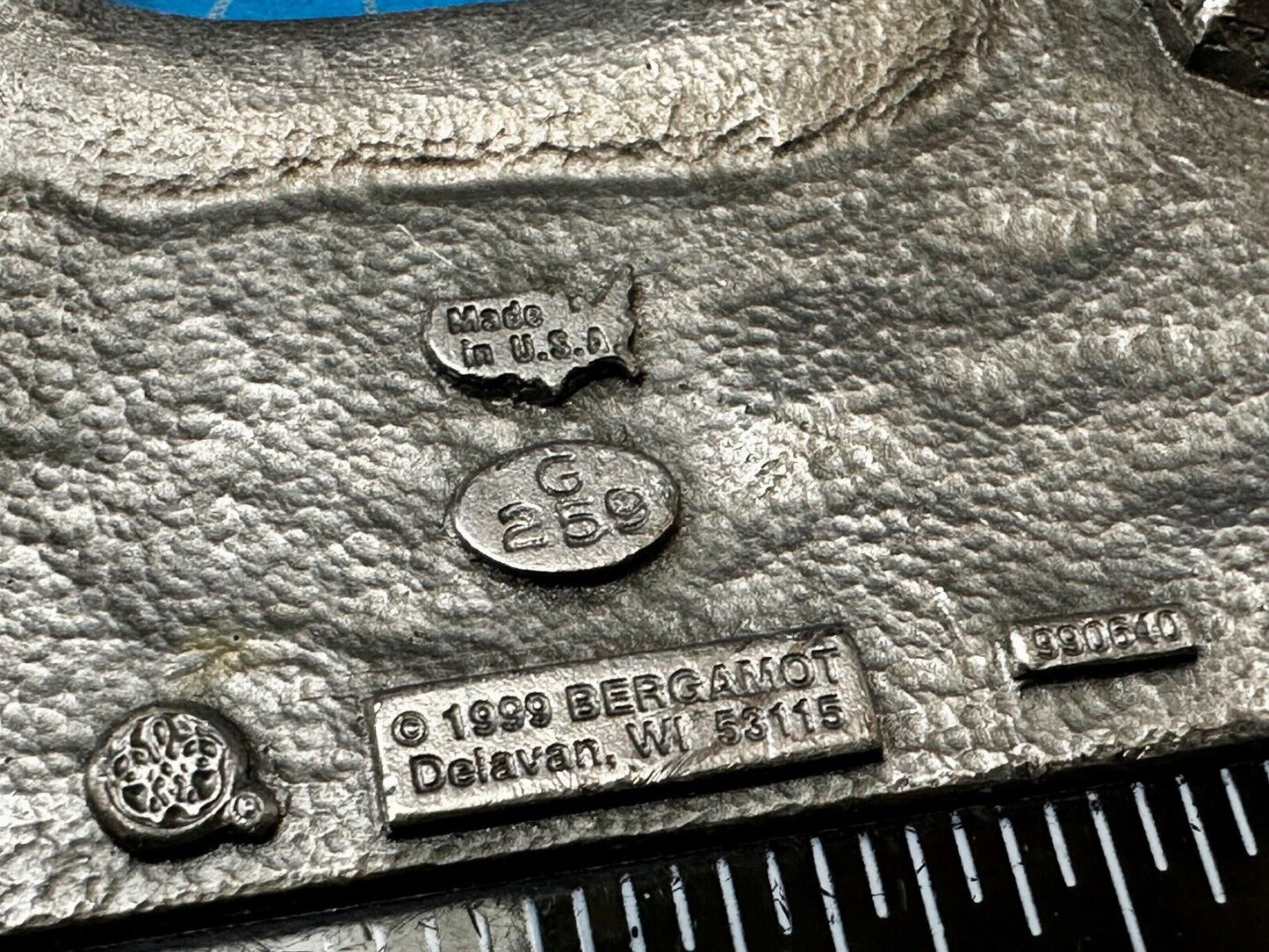 Vintage 1999 Bergamot "Got Beer?" Bottle Opener Belt Pewter Buckle Made in USA