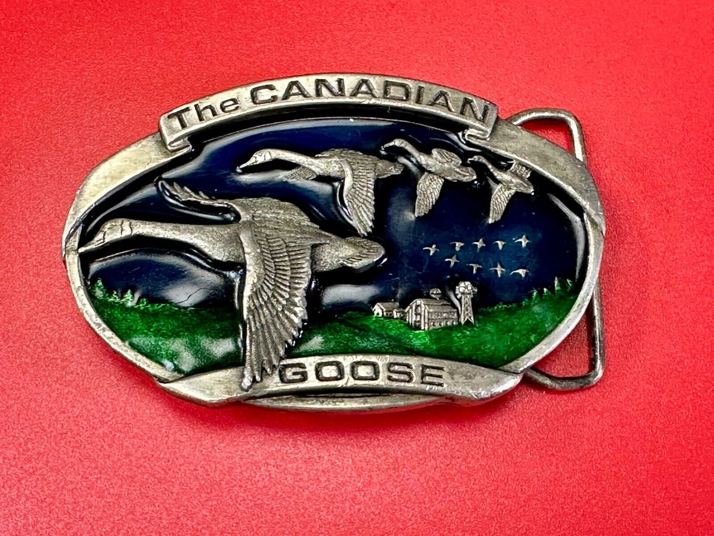 The Canadian Goose commemorative vintage 1983 bergamot belt buckle