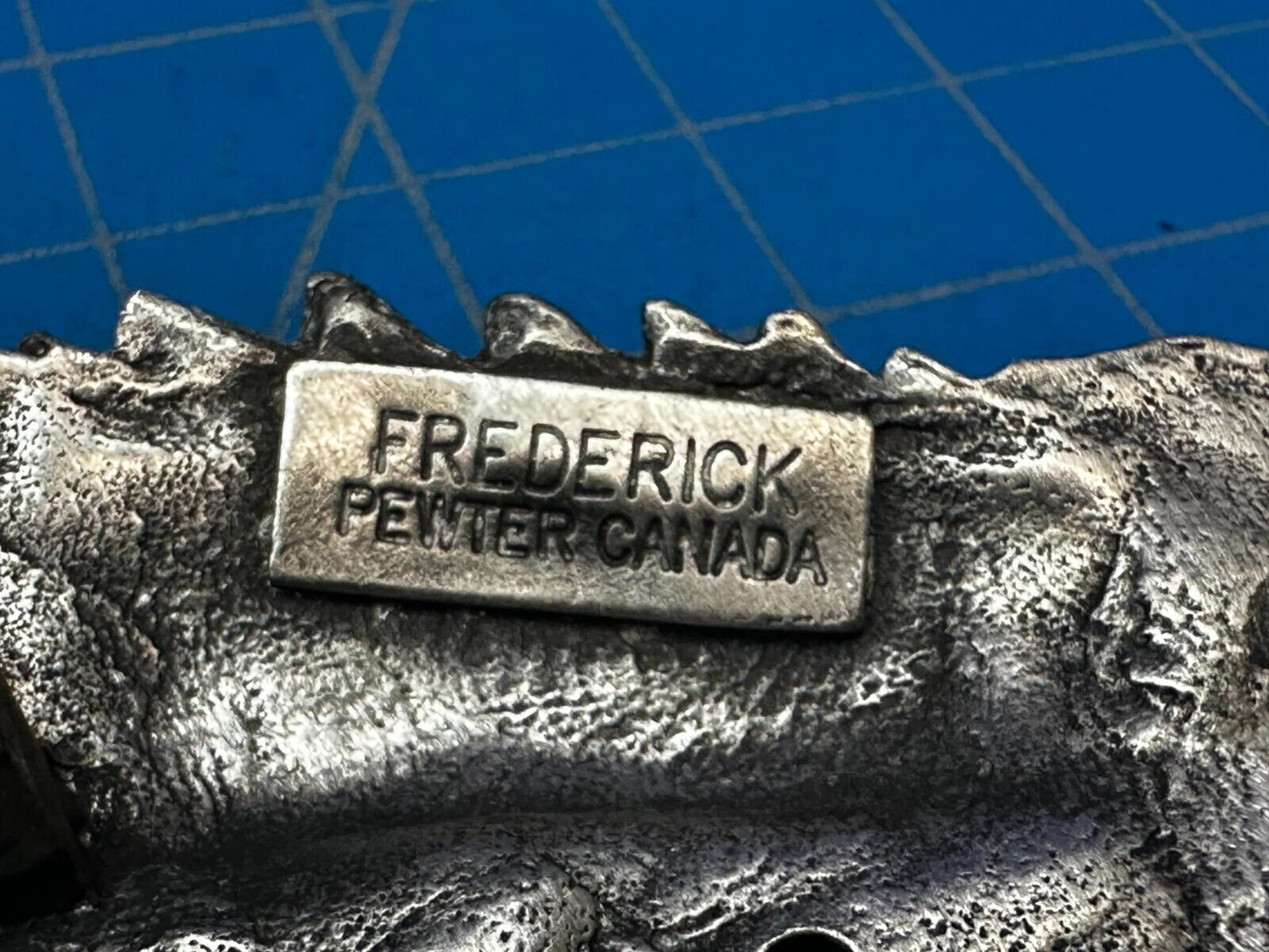 Vintage Eagles Head - Highly Detailed - Frederick Pewter Canada Belt Buckle