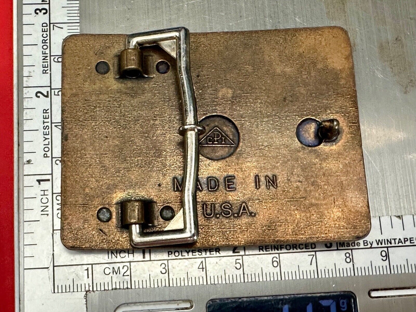 Vintage Bicentennial 200 year celebration NOS USA made belt buckle by CPI