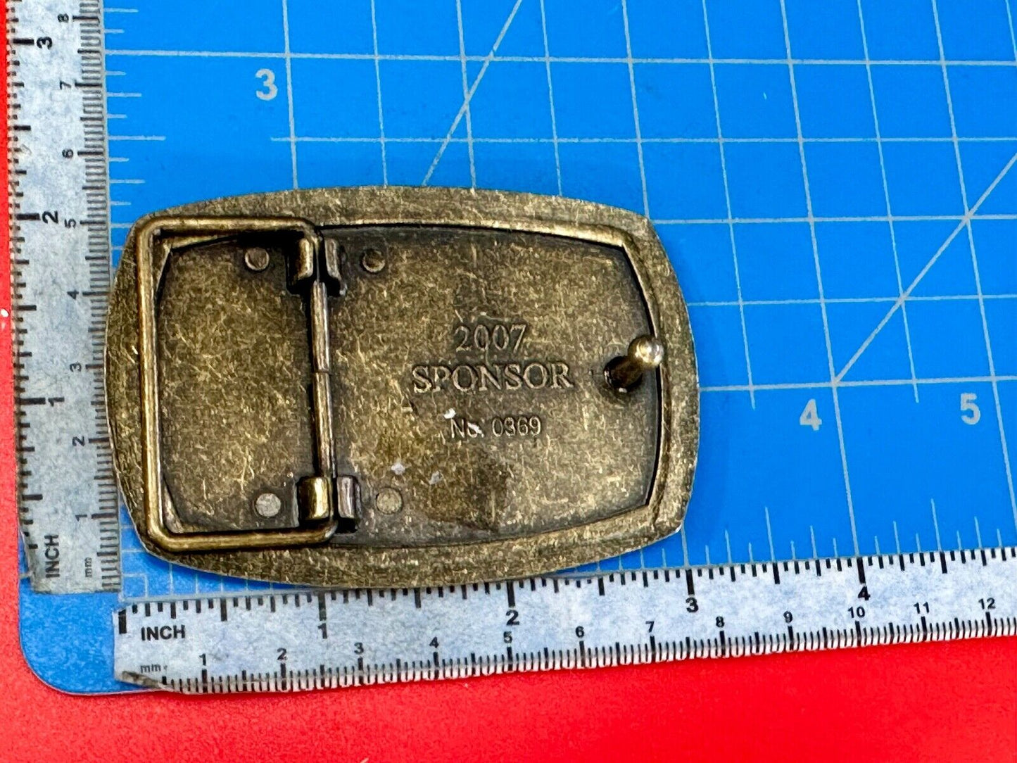 The American Veterans Disabled for Life Memorial Belt Buckle 2006