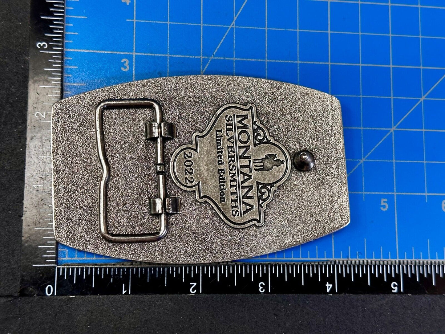 2022 Pendleton Whiskey Let'er Buck Rodeo Cowboy Montana Silversmiths Belt Buckle