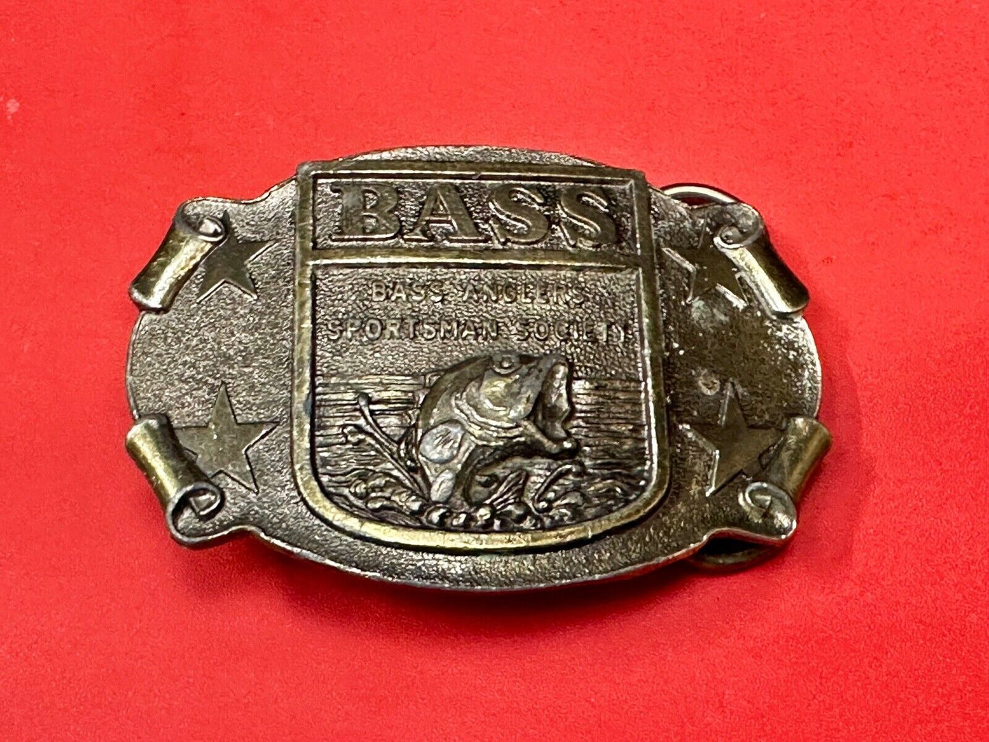 BASS Fishing Anglers Sportsman's Society Club 0 Great American Belt buckle Co