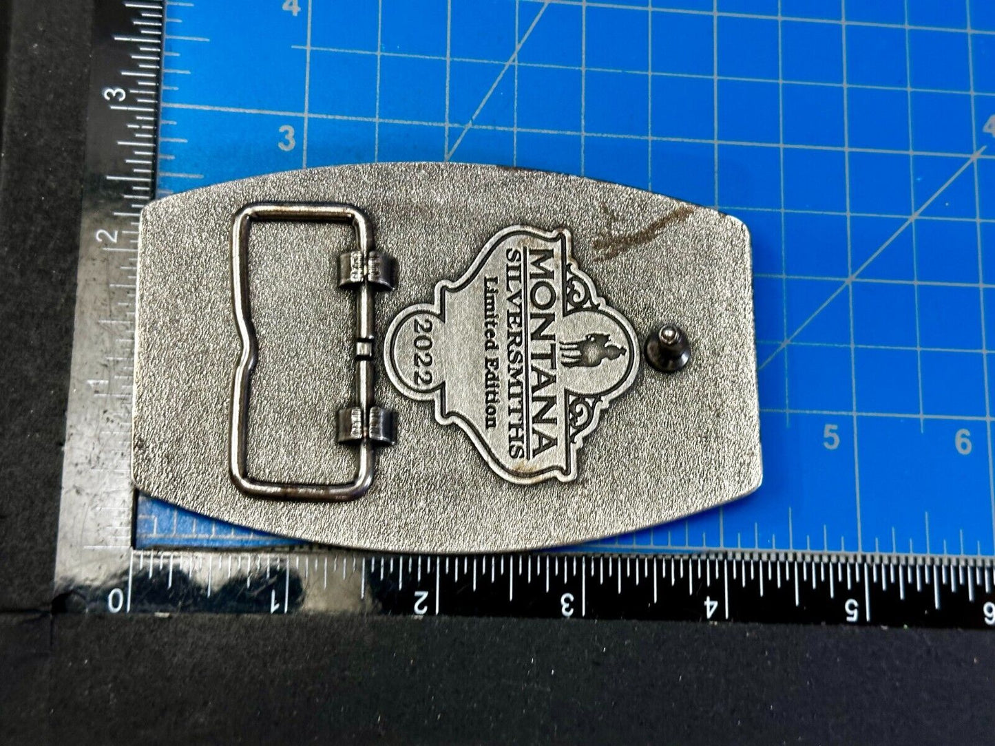 2022 Pendleton Whiskey Let'er Buck Rodeo Cowboy Montana Silversmiths Belt Buckle