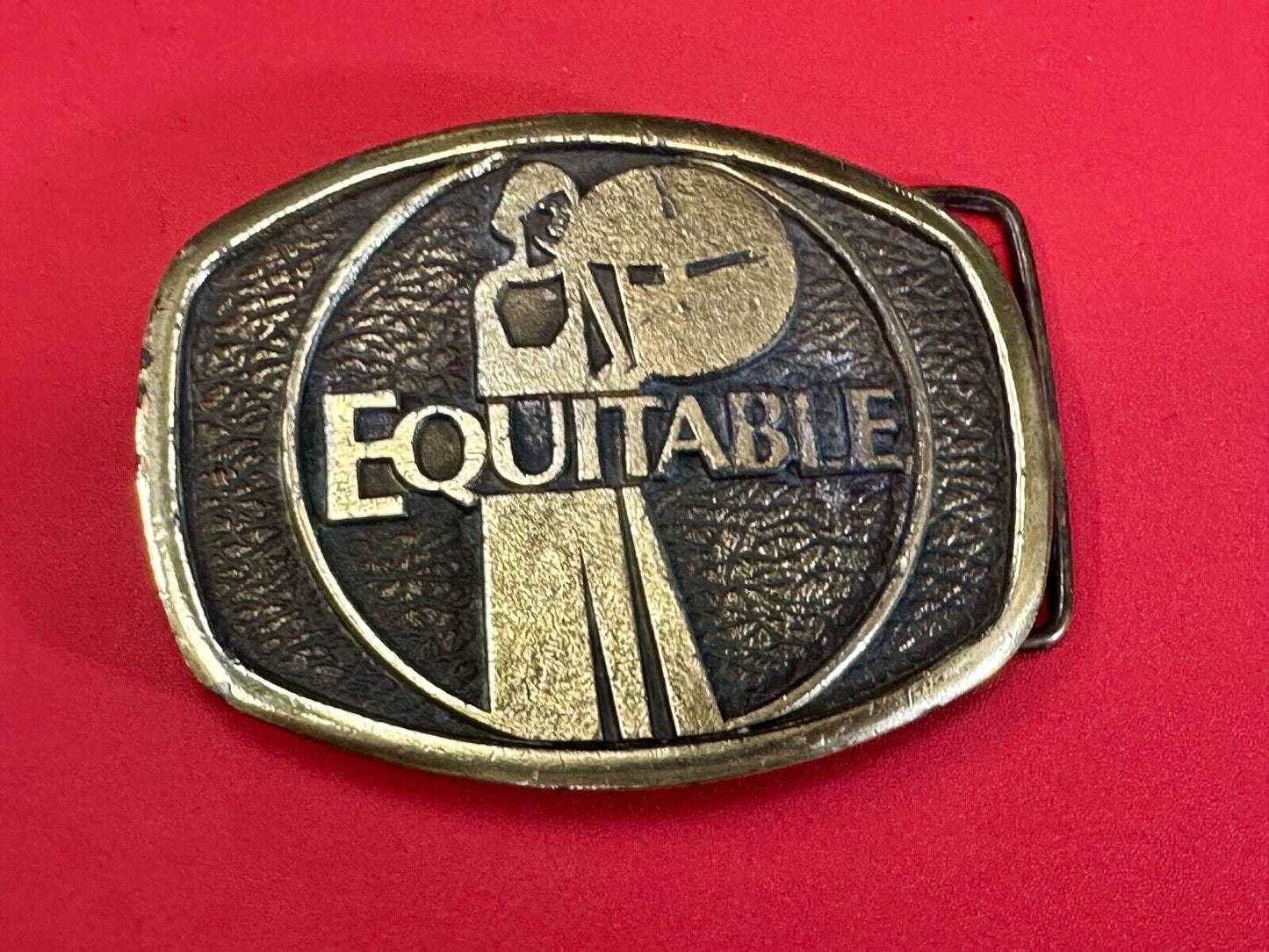 Vintage Belt Buckle Deco Equitable by Wyoming Studio Art Works