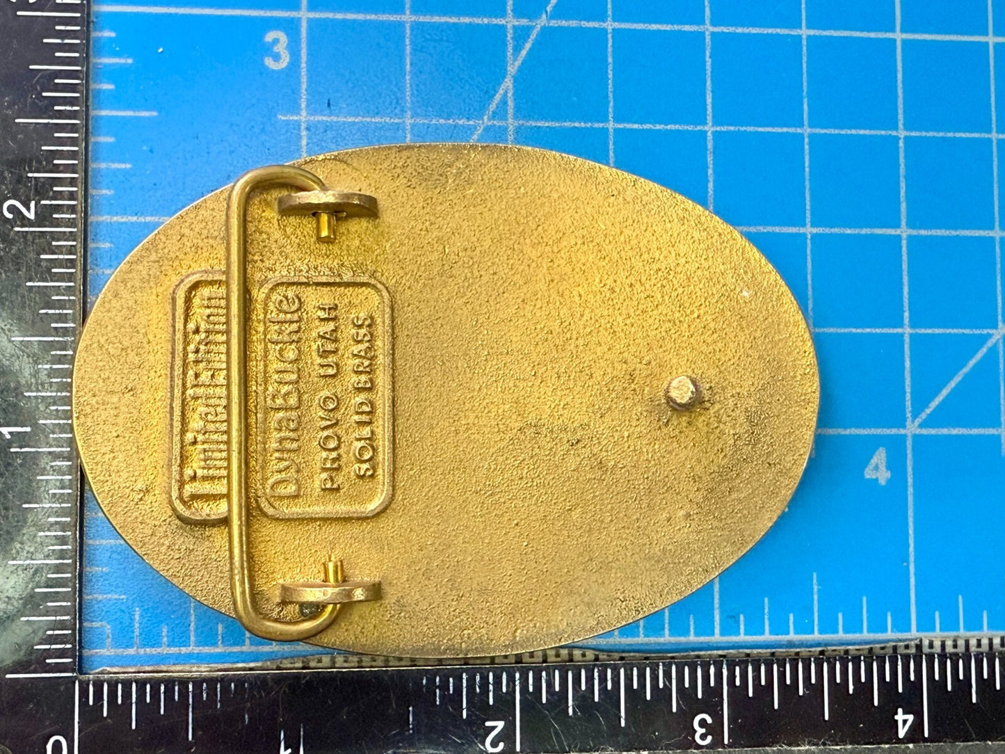 25th Anniversary Since 1968 Hillsboro Solid Brass Limited DynaBuckle Belt Buckle
