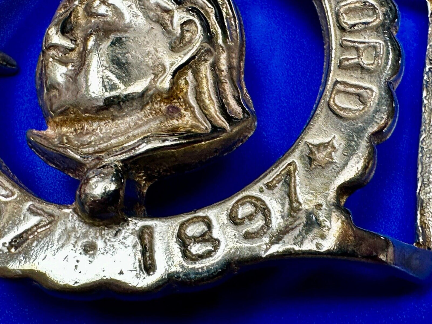 The Victorian Record Queen Victoria Royalty Horse Medallion Belt Buckle