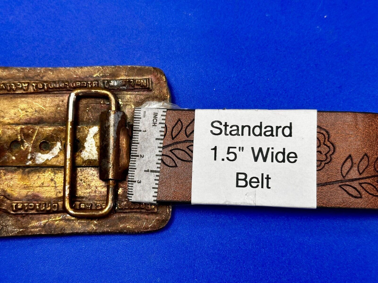 Bicentennial Wagon Train Pilgrimage Pennsylvania American Revolution Belt Buckle