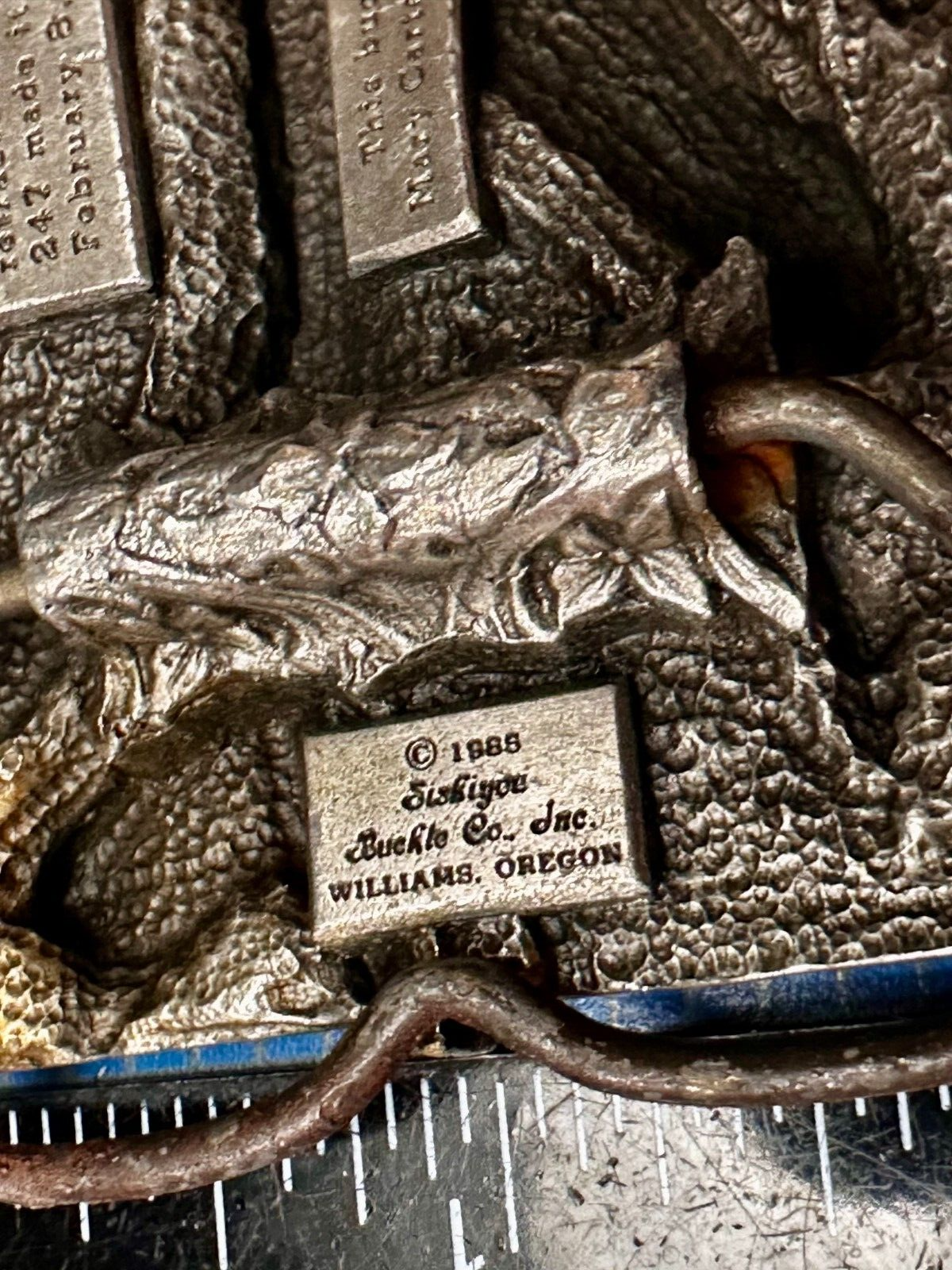 The Boeing 247D High Speed Aircraft Vintage 1986 Belt Buckle by Siskiyou