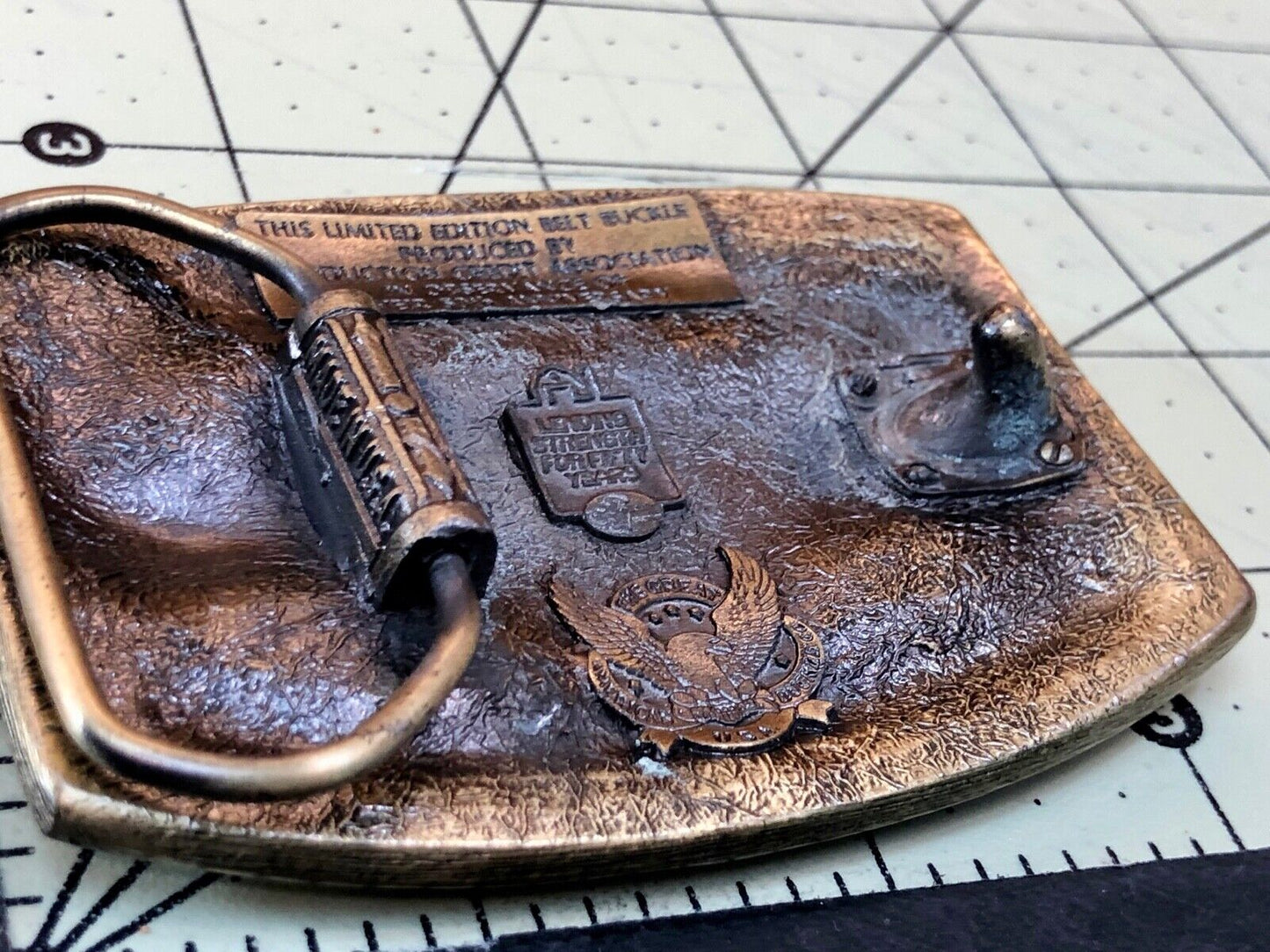 The first PCA loan belt buckle - Lending and strength production credit assn.