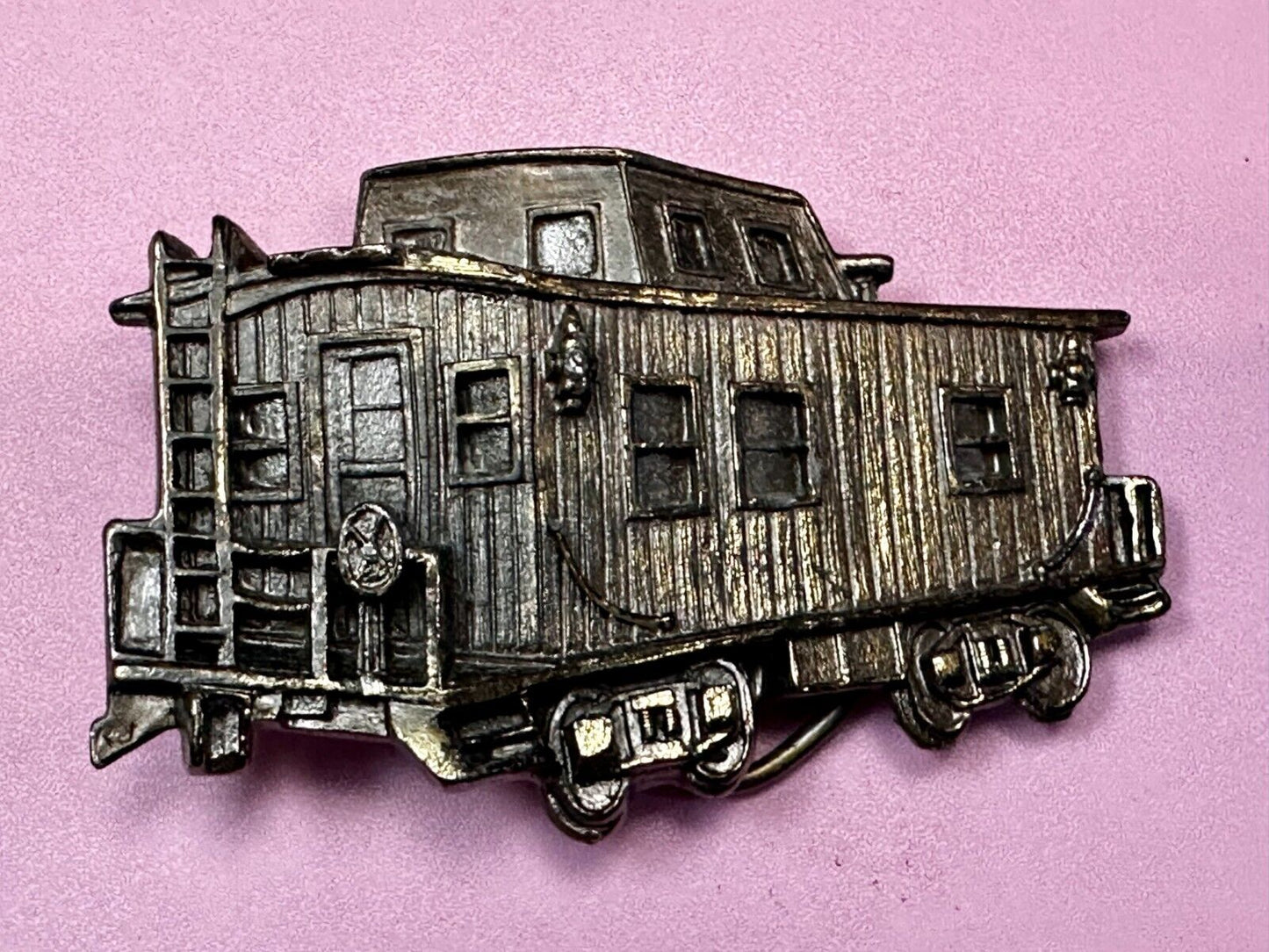 Train Caboose RailRoad Vintage 1979 - The Great American Belt Buckle Co