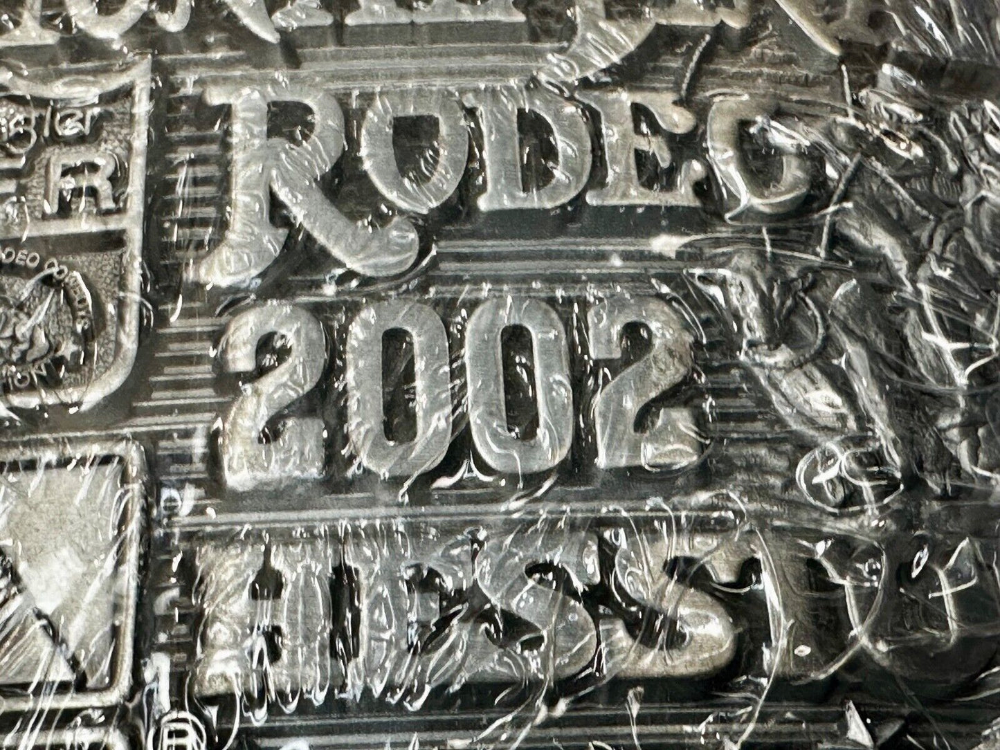 2002 ADULT SIZE NOS NATIONAL FINALS RODEO NFR NOS Montana S. S Belt Buckle